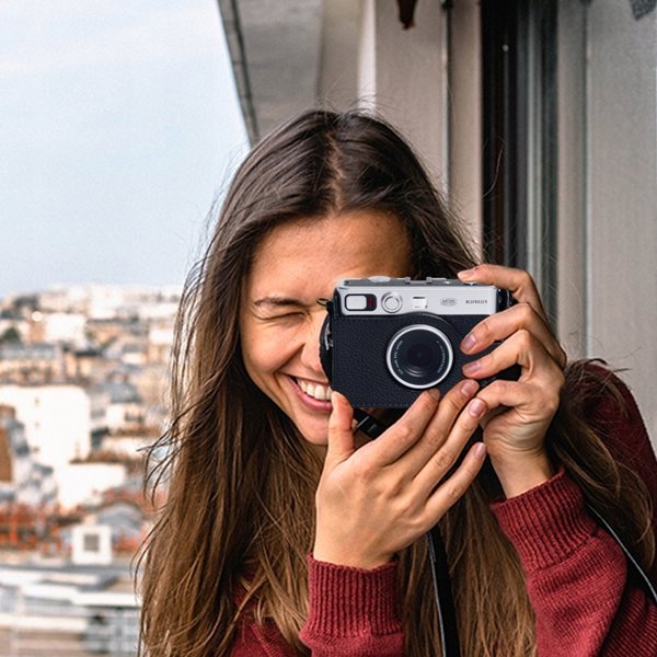 Θήκη LoveInstant για Fujifilm Instax Mini Evo / Καφέ