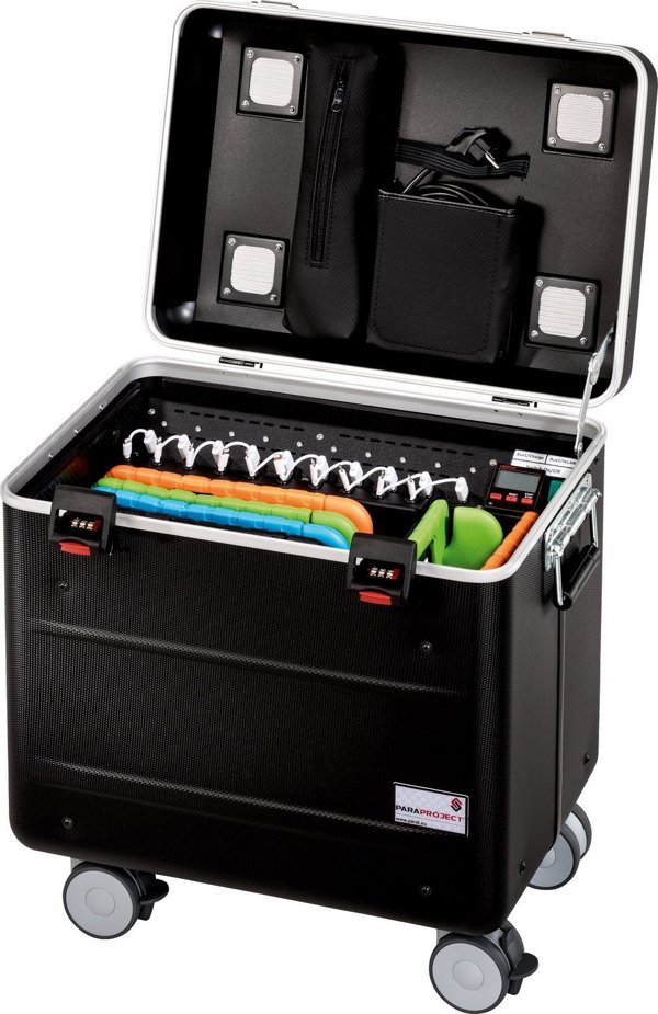 Κάλυμμα PARAT PARAT Paraproject Case i10 KidsCover για 10 iPads Charge&Sync EU-Version συμπερ. USB Lightning-Kabel - μαύρο