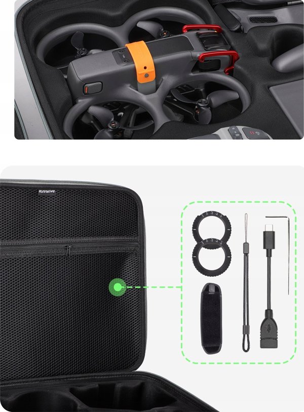 Θήκη SunnyLife Βαλίτσα Θήκη Για Dji Avata 2 Dji + Goggles 3 + Rc Motion 3 + Fpv 3 / At2-b779-d