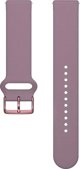 Λουράκι ρολογιού Polar Polar 20mm S-L T, μοβ σιλικόνη