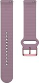 Λουράκι ρολογιού Polar Polar 20mm S-L T, μοβ σιλικόνη