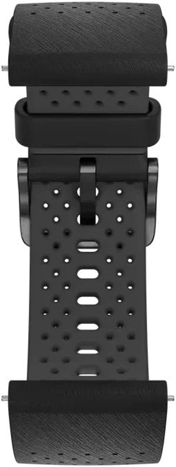 Polar silicone strap 22 mm, black / gray, S-L