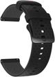 Polar silicone strap 22 mm, black / gray, S-L
