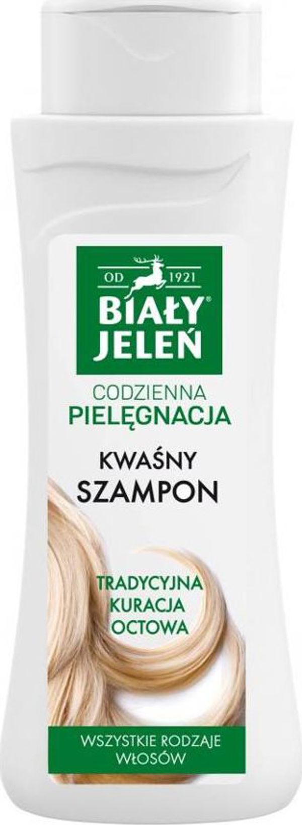 Pollena Biały Jeleń Σαμπουάν Καθημερινής Φροντίδας με Όξινο pH για Όλους τους Τύπους Μαλλιών 300ml