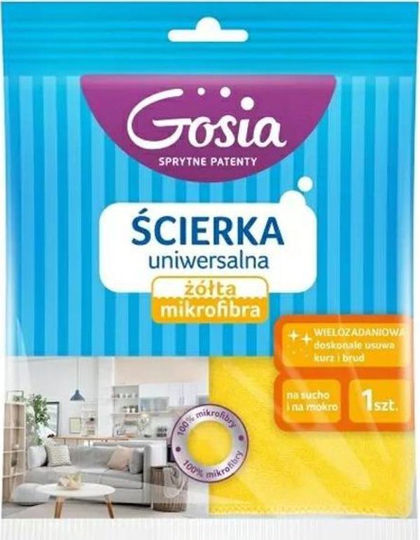 Politan Gosia Πανί Καθαρισμού Universal Μικροϊνών Κίτρινο 36x38cm