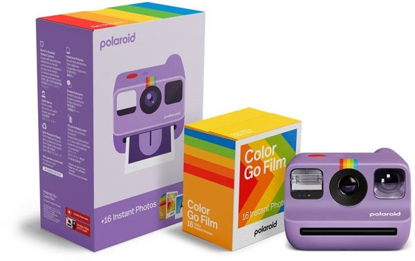Polaroid Go Gen 2, μωβ + Πακέτο Έγχρωμου Φιλμ (16 φωτογραφίες)