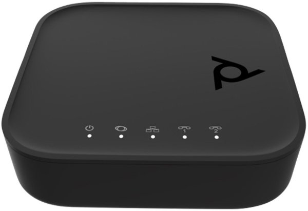 HP Poly ATA 402 VoIP Adapter 2FXS Με Open SIP Και Τροφοδοτικό