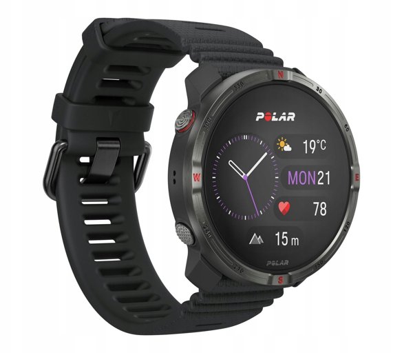 Polar Grit X2 Ρολόι Multisport GPS Μαύρο (S-L)