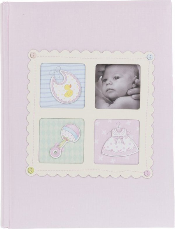 Άλμπουμ Poldom BB 10x15/200M Baby Mix, ροζ