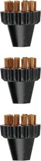 Polti Polti | 3 Small Brass Bristles Brushes Kit | PAEU0297 Vaporetto Lecoaspira Unico