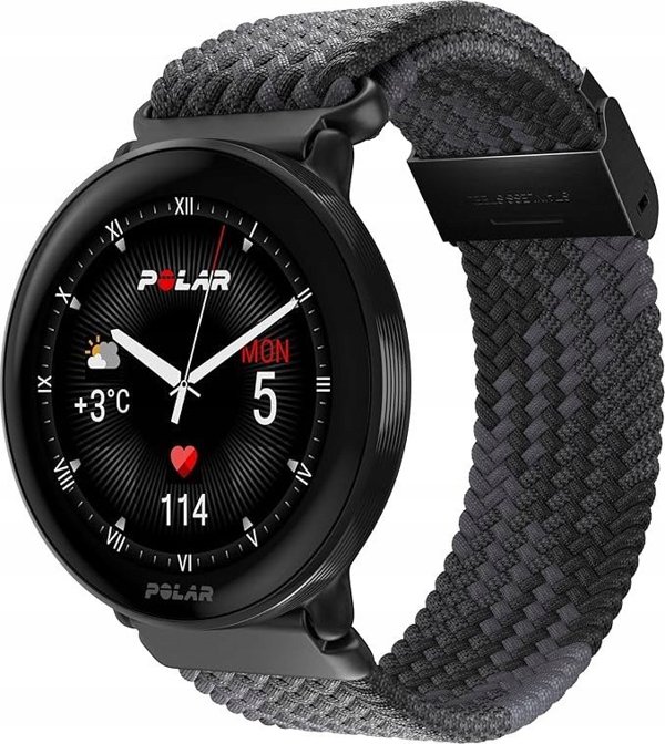 Polar Ignite 3 S-L, μαύρο/μαύρο πλεκτό