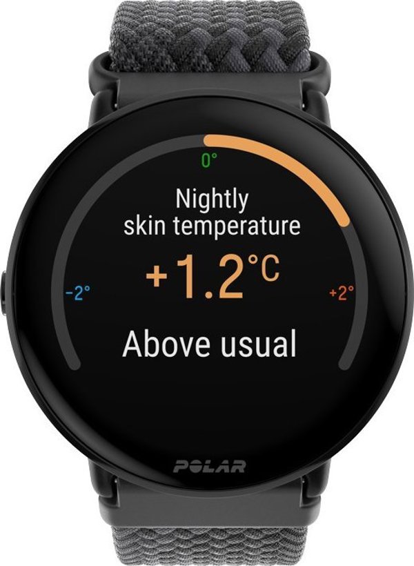 Polar Ignite 3 S-L, μαύρο/μαύρο πλεκτό