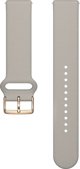 Λουράκι ρολογιού Polar Polar 20mm S-L T, γκριζοκαφέ σιλικόνη