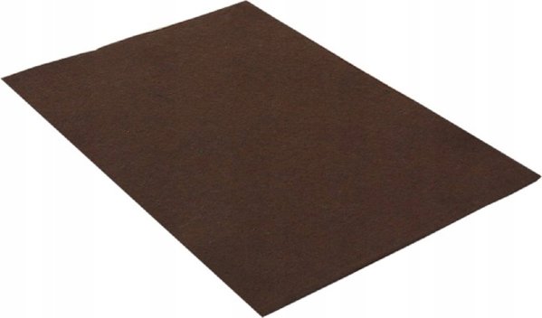 Polsirhurt Διακοσμητικό τσόχα σκούρο καφέ 20x30cm 10τμχ