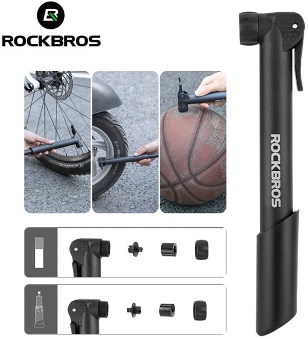 Pompka rowerowa Rockbros 42520001001 - czarna