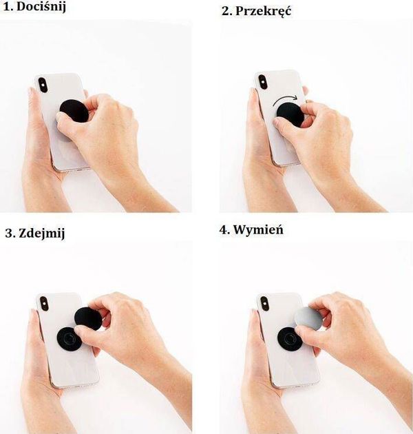 PopSockets Λαβή για κουτί POPSOCKETS Black (POP041) - POP041