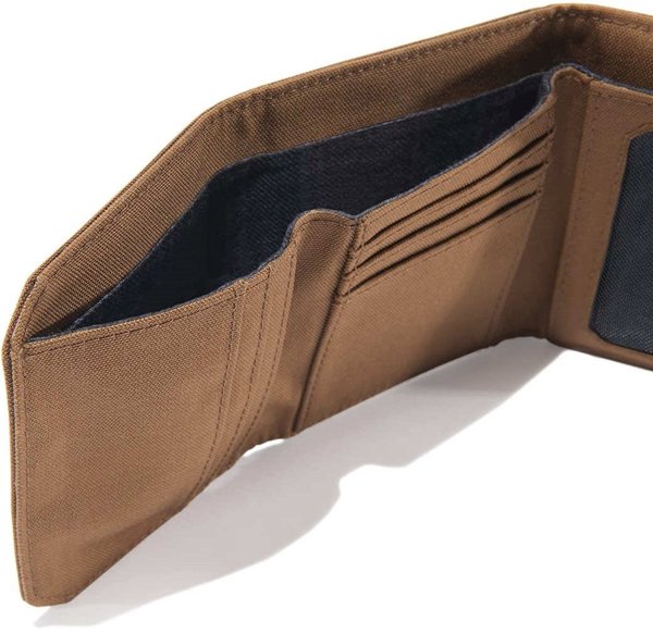 Portfel Carhartt Nylon Duck Trifold Wallet Brown