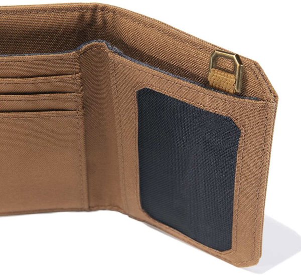 Portfel Carhartt Nylon Duck Trifold Wallet Brown