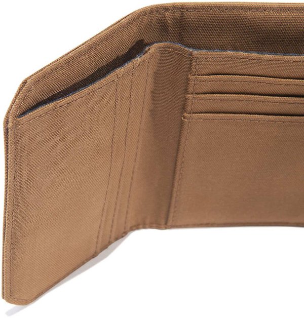 Portfel Carhartt Nylon Duck Trifold Wallet Brown