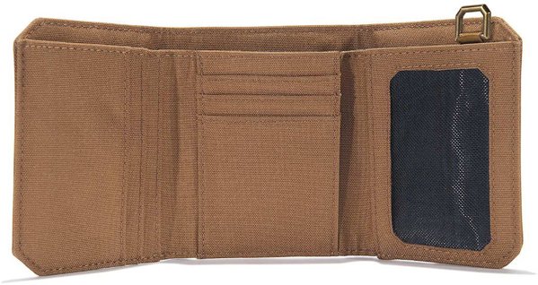 Portfel Carhartt Nylon Duck Trifold Wallet Brown