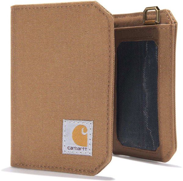 Portfel Carhartt Nylon Duck Trifold Wallet Brown