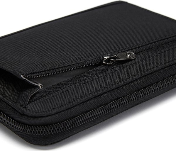 Μεγάλο ανδρικό πορτοφόλι RFID Pacsafe - μαύρο