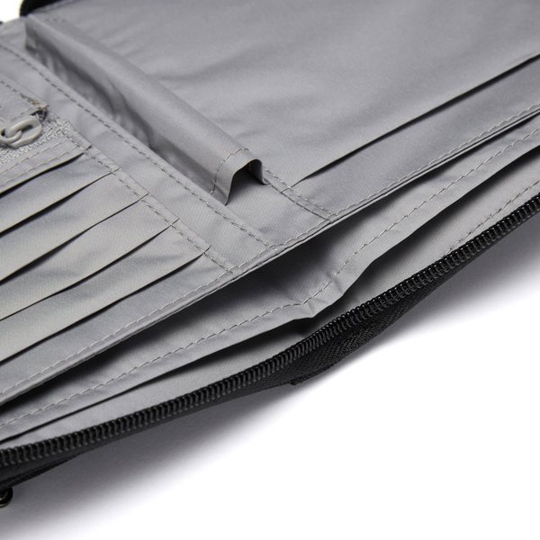 Μεγάλο ανδρικό πορτοφόλι RFID Pacsafe - μαύρο
