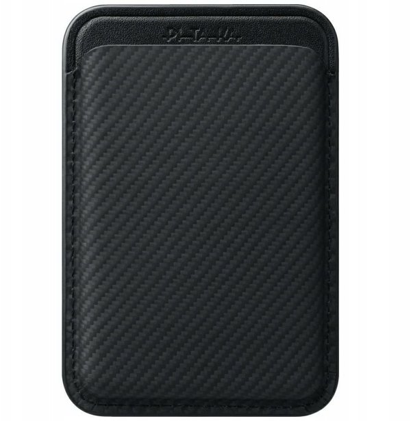 Μαγνητικό πορτοφόλι PITAKA Woven Wallet MagSafe για τηλέφωνο μαύρο γκρι