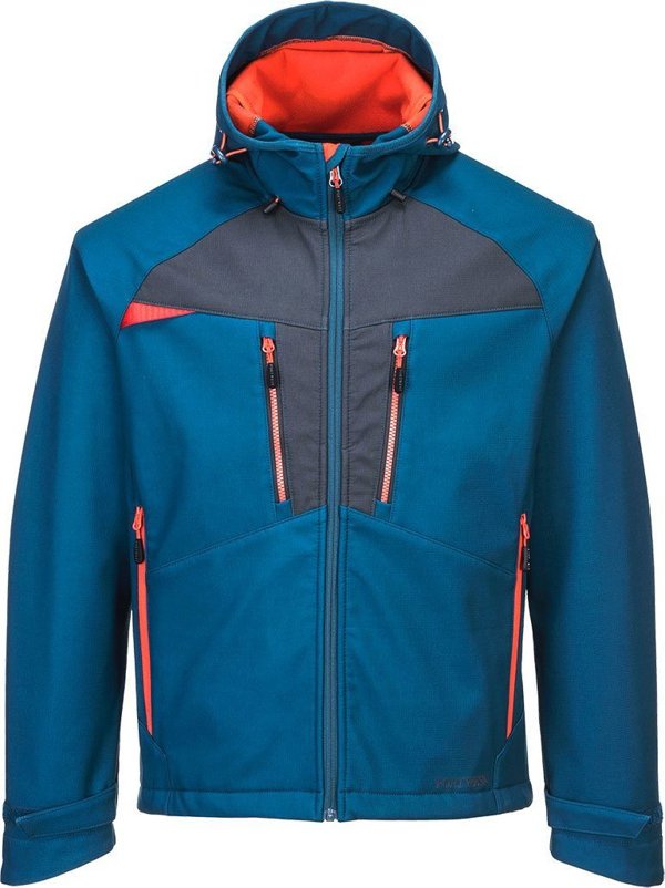 Portwest DX474 - Μπουφάν DX4 Softshell αναπνεύσιμο, αδιάβροχο και αντιανεμικό, ύφασμα ripstop, 92% Πολυεστέρας, 8% Ελαστάν, 6 - μπλε μετρό XL