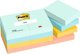 Post-it 3M Σημειωματάρια 653-12-BEA, Beachside, 38x51mm, 12x100 Φύλλα, Πολύχρωμα