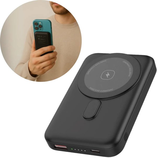 ΦΟΡΗΤΟΣ ΦΟΡΤΙΣΤΗΣ PLATINET 10000 mAh 20W PD 15W ΑΣΥΡΜΑΤΗ ΦΟΡΤΙΣΗ ΜΑΓΝΗΤΙΚΗ [46016]
