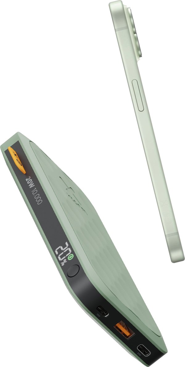 Powerbank Xtorm Powerbank FUEL 5 10.000 mAh 20W 2xUSB-C PD, 1xUSB-A Πράσινο