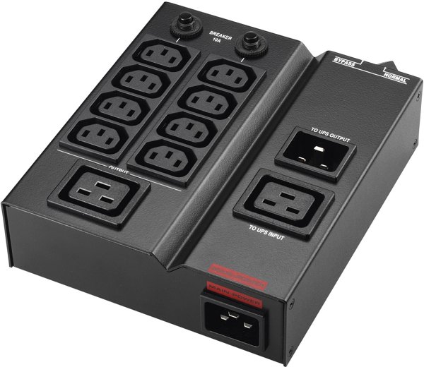 PowerWalker MBS/PDU IEC 1-3kVA διανομέας ισχύος PDU 9 x πρίζα δικτύου Μαύρο
