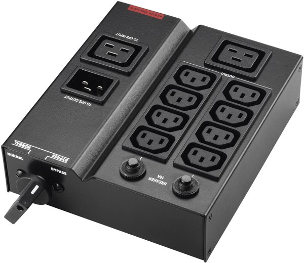 PowerWalker MBS/PDU IEC 1-3kVA διανομέας ισχύος PDU 9 x πρίζα δικτύου Μαύρο