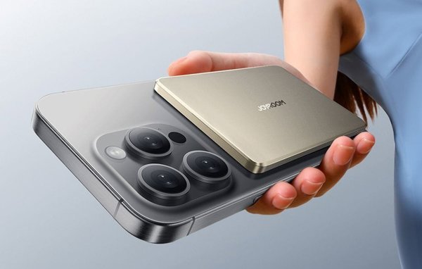 Μαγνητικό powerbank JOYROOM JR-PBM08 20W 5000mAh λεπτό (τιτάνιο)