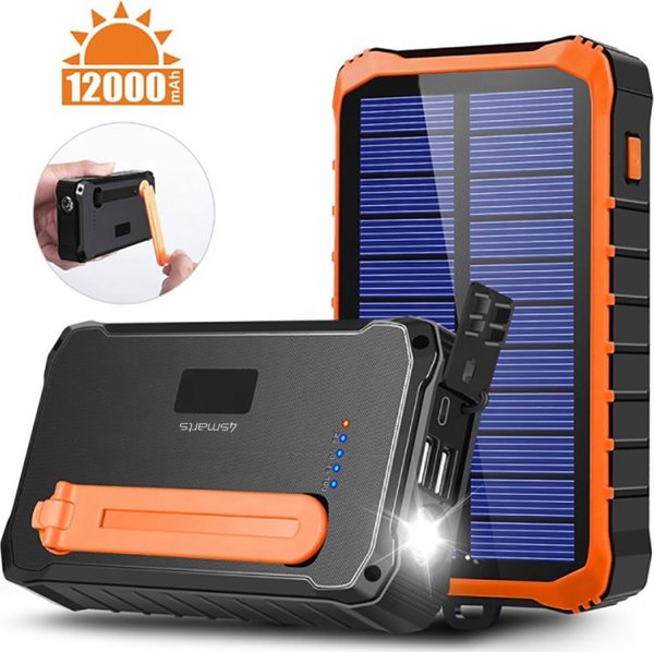 Powerbank 4smarts 4smarts Solar Powerbank Prepper 12000mAh 11719379 4252011902330