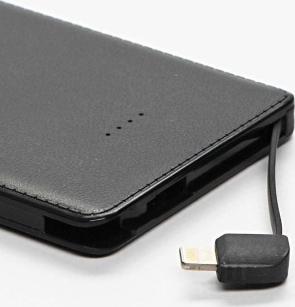 Πάουερμπανκ Πάουερμπανκ, Λι-ιόν, 5V, 5000mAh, για φόρτιση τηλεφώνων και άλλων συσκευών, 2 θύρες, μαύρο
