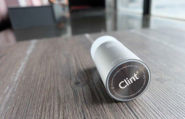 Powerbank Clint 10000mAh Ασημί