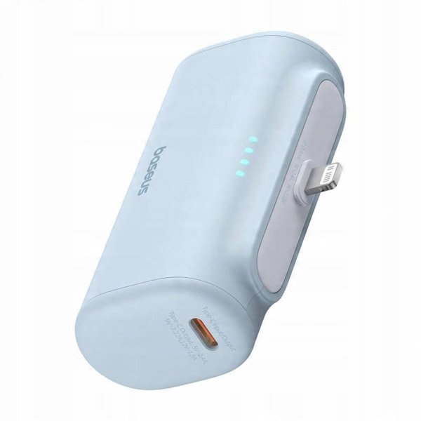 Φορητός φορτιστής OS-Baseus Compact IP 5000mAh 20W (μπλε)
