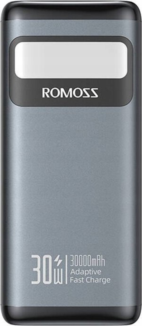 Φορητός φορτιστής PMT30 Romoss 30000mAh 30W (μαύρο)