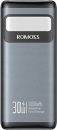 Φορητός φορτιστής PMT30 Romoss 30000mAh 30W (μαύρο)