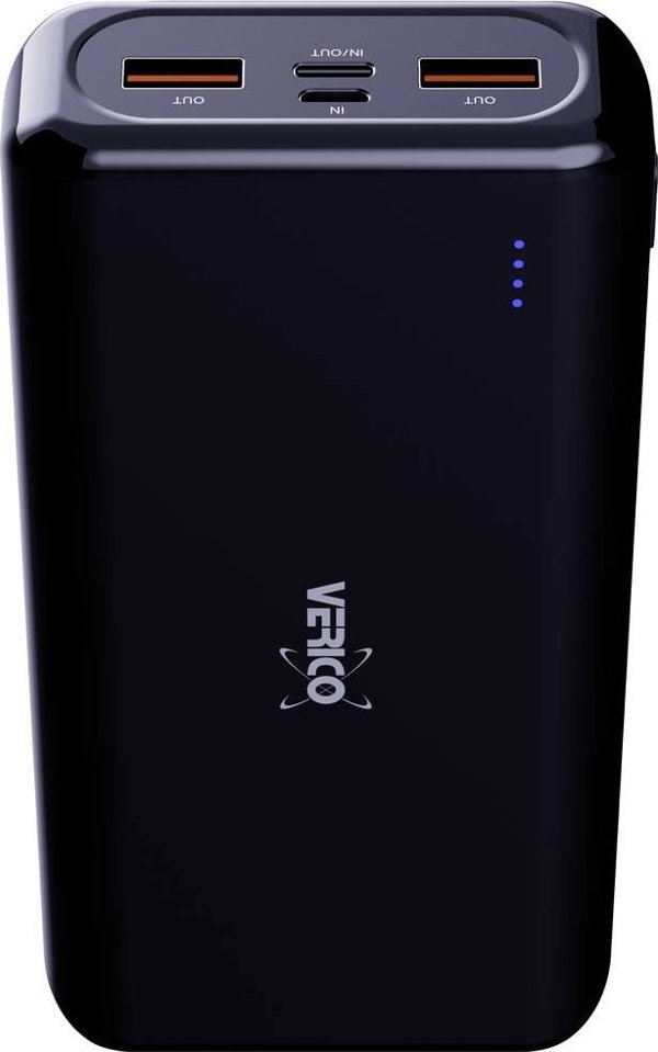 Φορητός φορτιστής Verico Verico Power Pro PD Φορητός φορτιστής 20.000mAh μαύρο