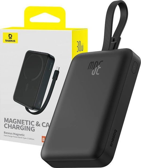 Μπαταρία εξωτερικού χώρου Baseus Μαγνητική Mini 10000mAh 30W MagSafe (μαύρο)