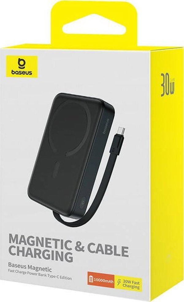 Μπαταρία εξωτερικού χώρου Baseus Μαγνητική Mini 10000mAh 30W MagSafe (μαύρο)