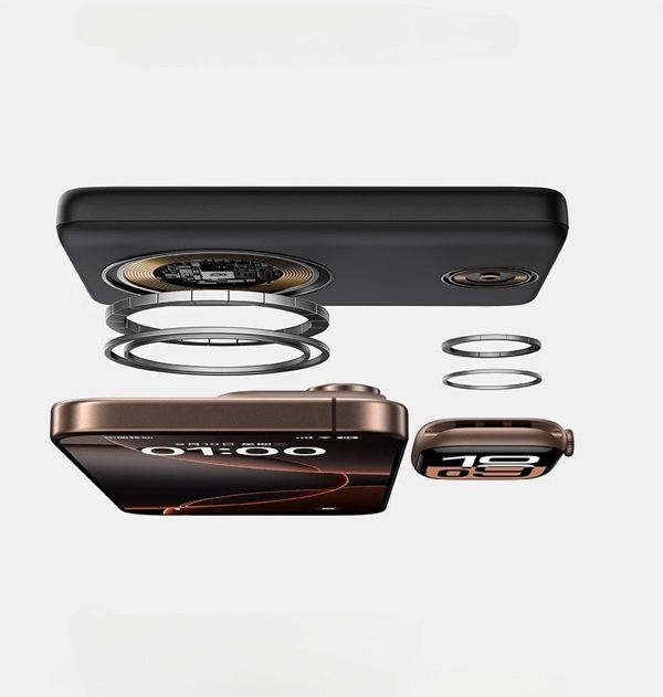 Powerbank Baseus EnerFill FT11 10000mAh 27W συμβατός με MagSafe, για Apple Watch και smartphone με καλώδιο USB-C 20V/3A 30 cm - μαύρο