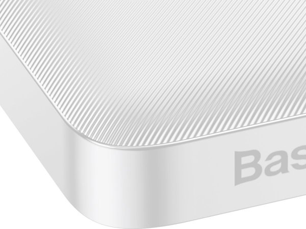 Baseus Bipow Overseas Edition Power Bank 10000mAh 20W με 2 Θύρες USB-A και Θύρα USB-C Λευκό (PPBD050502) (BASPPBD050502)