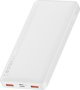 Baseus Bipow Overseas Edition Power Bank 10000mAh 20W με 2 Θύρες USB-A και Θύρα USB-C Λευκό (PPBD050502) (BASPPBD050502)