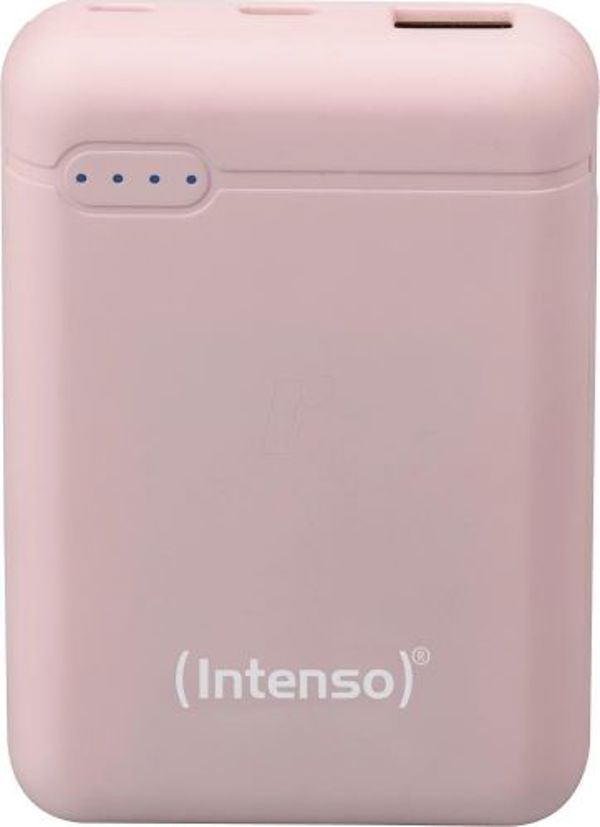 Powerbank Intenso XS5000 5000mAh, Φορητός Φορτιστής USB-A & Type-C, Ροζ