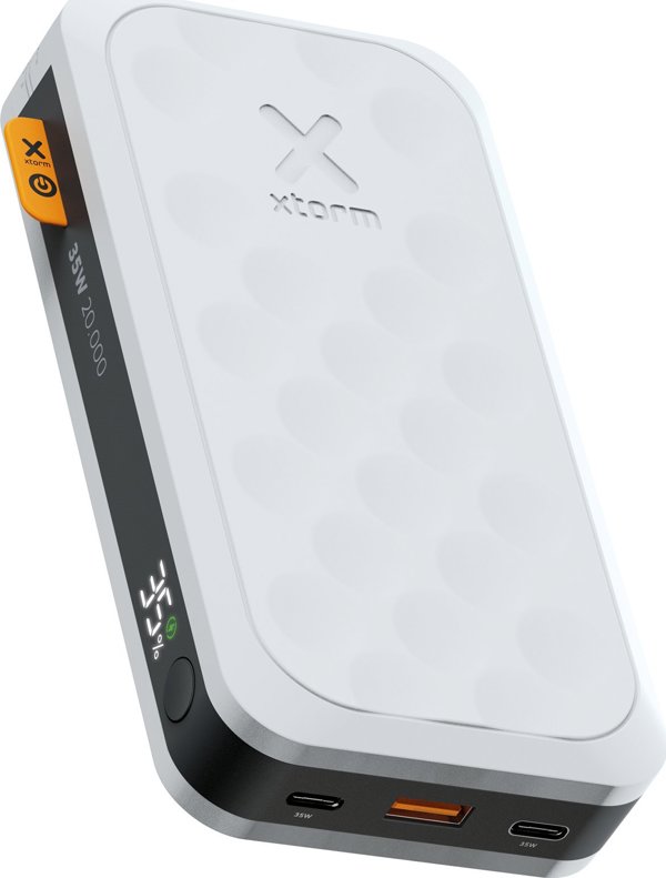Φορητός φορτιστής Xtorm Powerbank FUEL 5 20.000mAh 35W 2xUSB-C PD, 1xUSB-A Λευκό