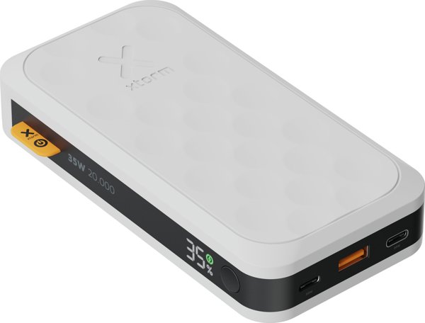 Φορητός φορτιστής Xtorm Powerbank FUEL 5 20.000mAh 35W 2xUSB-C PD, 1xUSB-A Λευκό